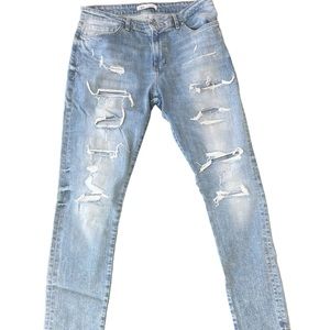 Zara distress jeans